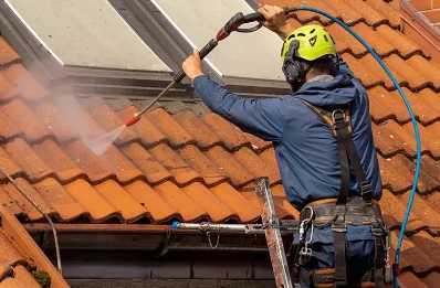 Démoussage et hydrofuge de toiture à Lantosque
